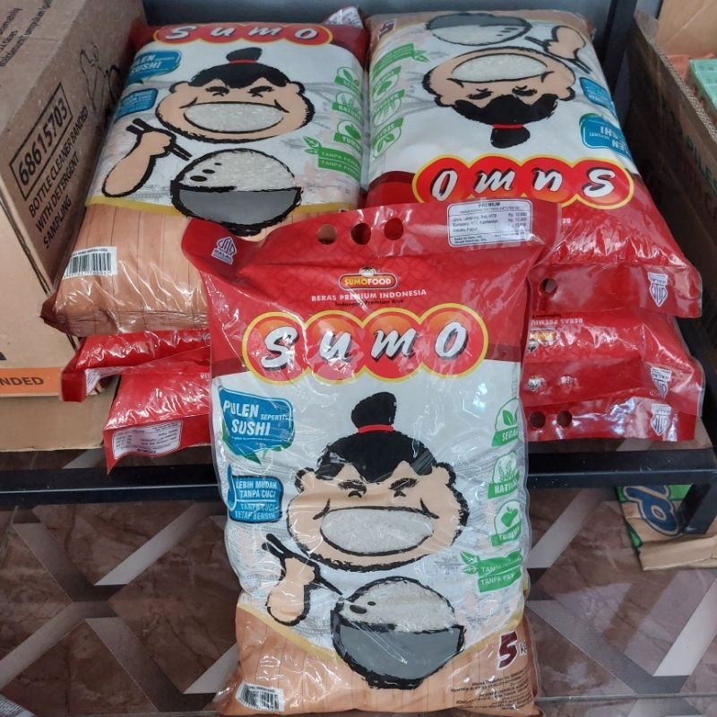 

Beras Sumo Premium 5kg – Pulen, Wangi, Terjamin Berkualitas