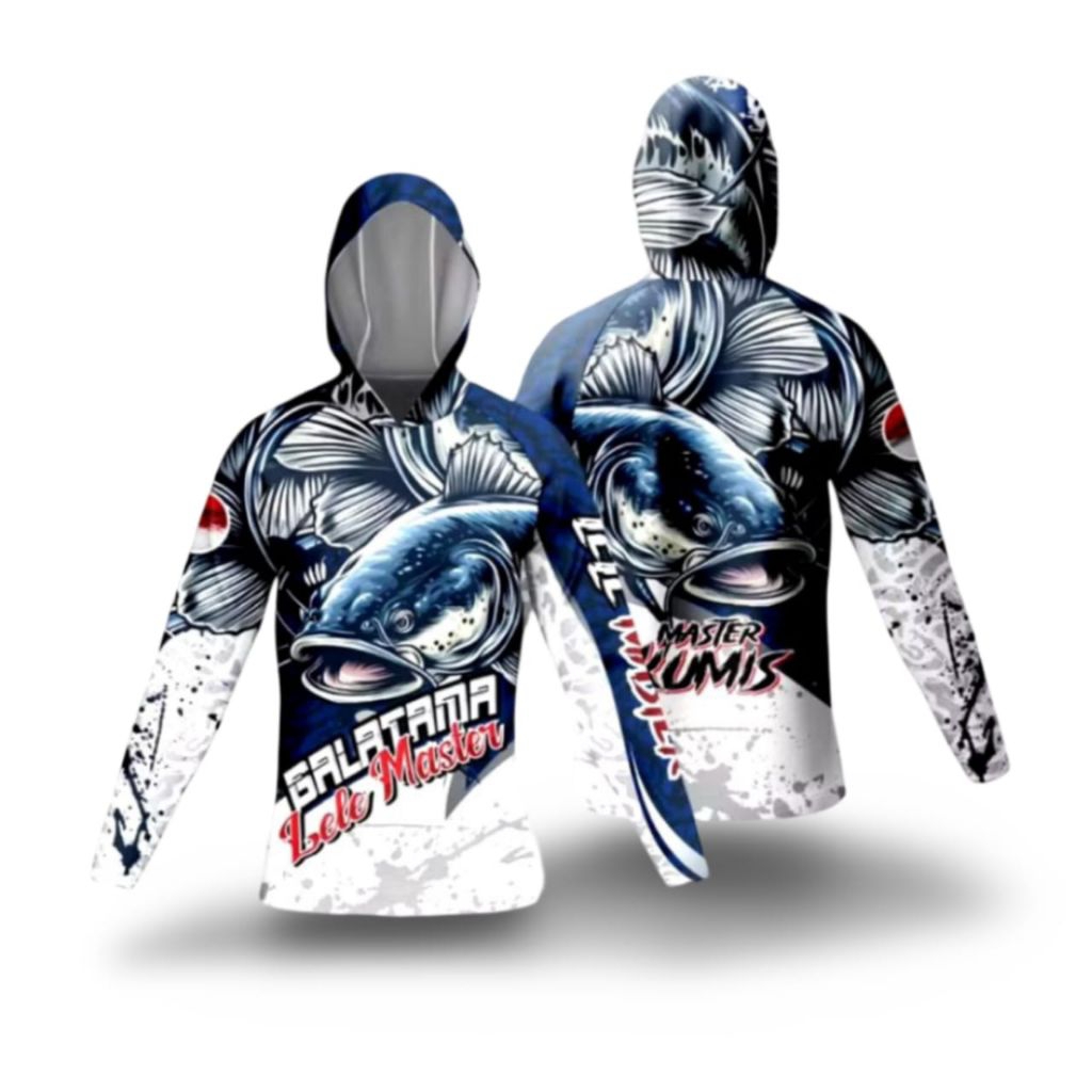 Baju Mancing Galatama Jersey Mancing Pemburu Lele Monster Lengan Panjang Full Printing Dryfit Adem T