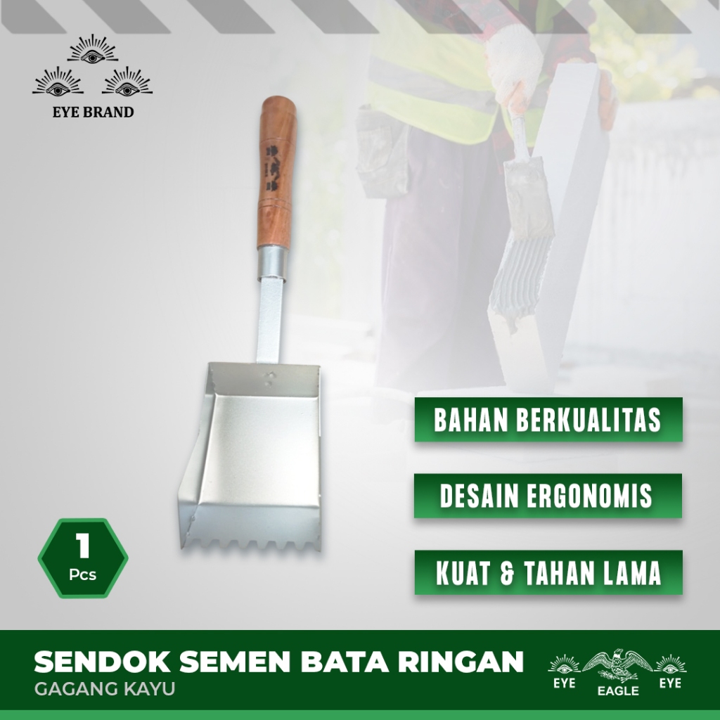 Cetok Hebel Bata Ringan Eyebrand 7.5cm & 10cm | Trowel Murah berkualitas