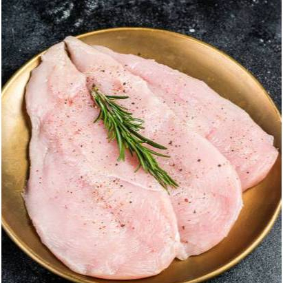 Daging ayam dada slice tanpa kulit 1kg