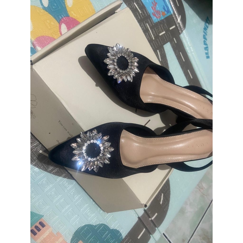 (Free Accessories) Luxia Amora Heels with Swarovski