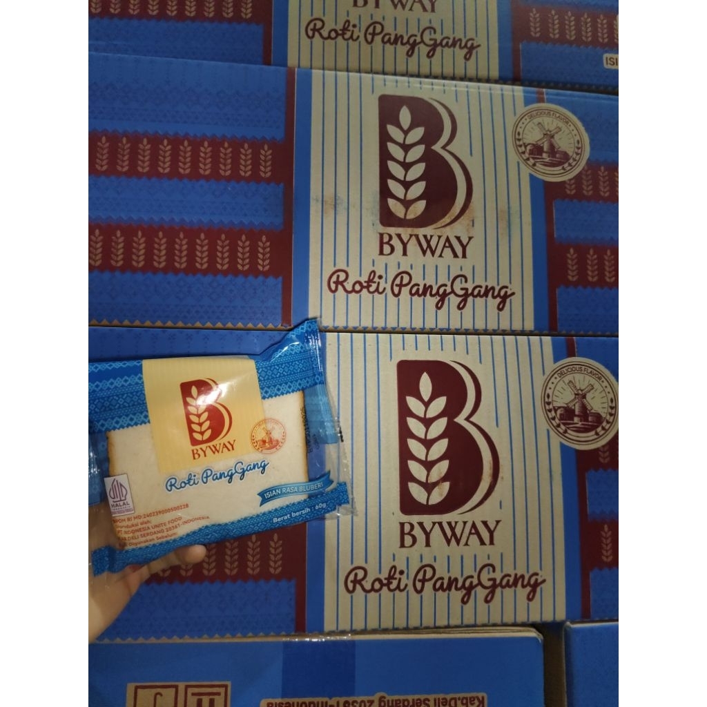 

ROTI PANGGANG BYWAY Rasa Bluberi LEMBUT DAN ENAK