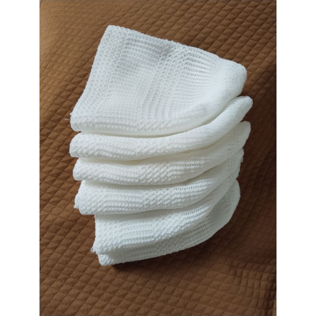 Peci polos putih / peci rajut premium / peci madinah