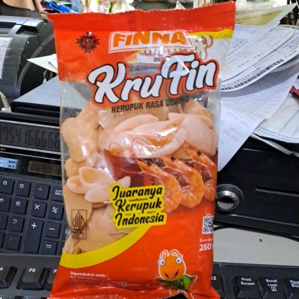 

KERUPUK RASA UDANG FINNA 250gr / KRUFIN