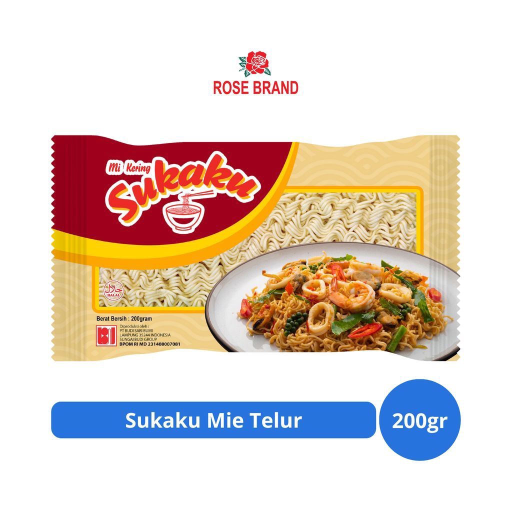 MIE KERING SUKAKU 200GR ROSEBRAND®
