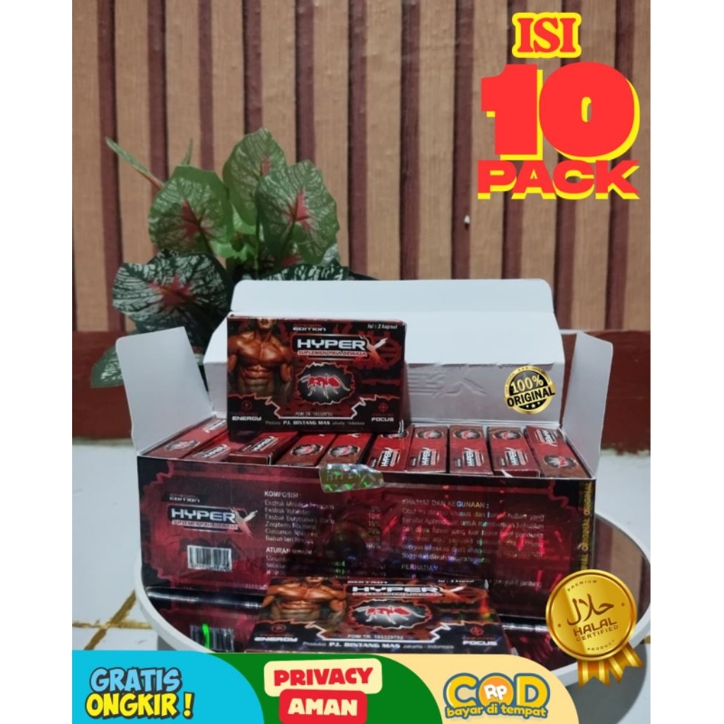 

Madu Bubuk HyperX Original 10 Pack