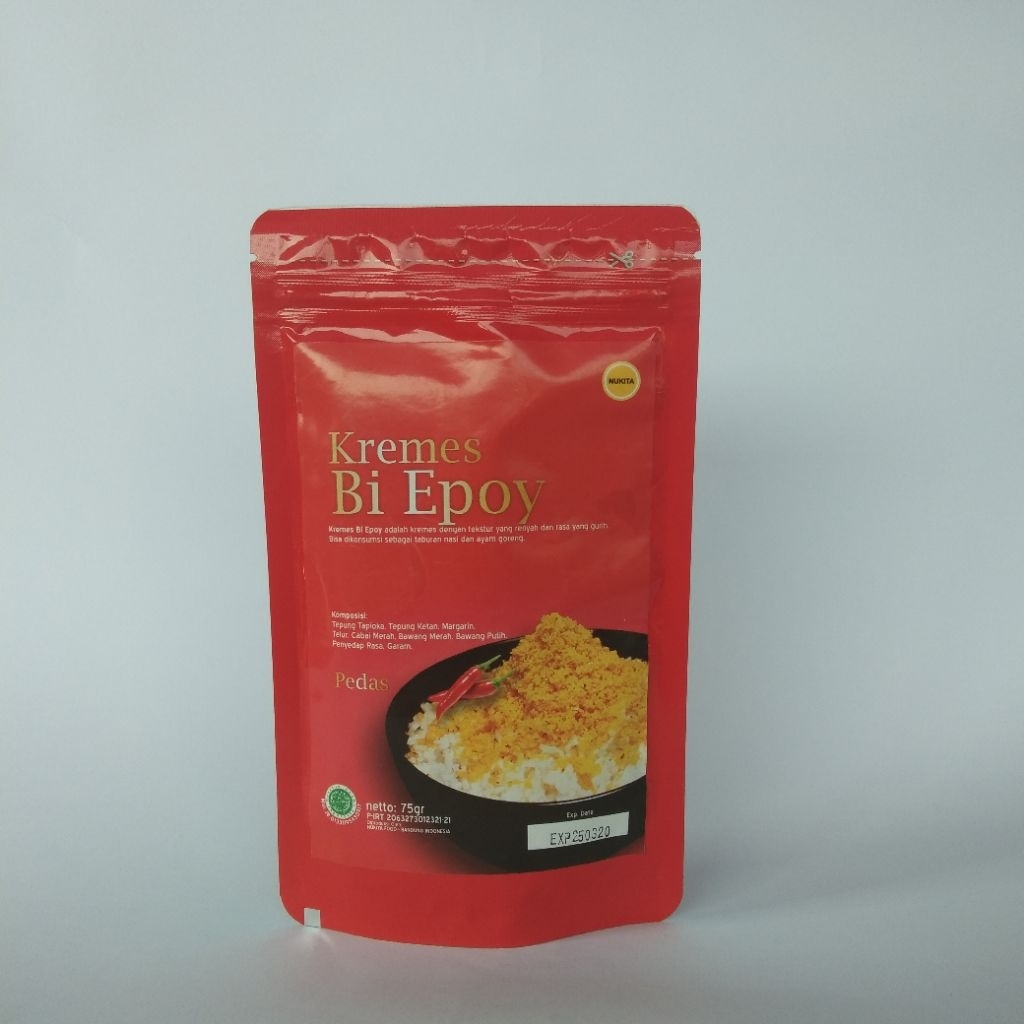 

kremes gurih pedas biepoy 75gr