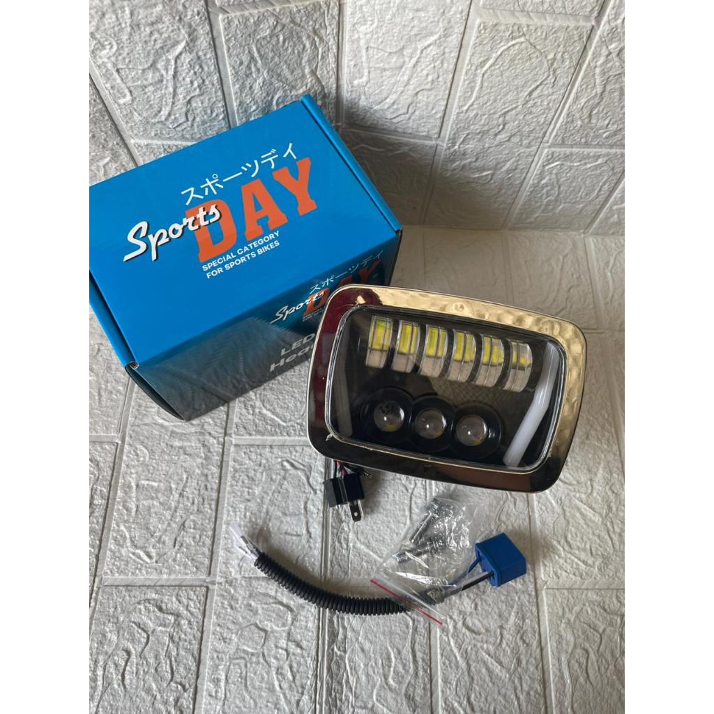 Lampu Depan DayLED Win100 / Win Old Fungsi Sein Headlamp LED Win100 SportsDAY