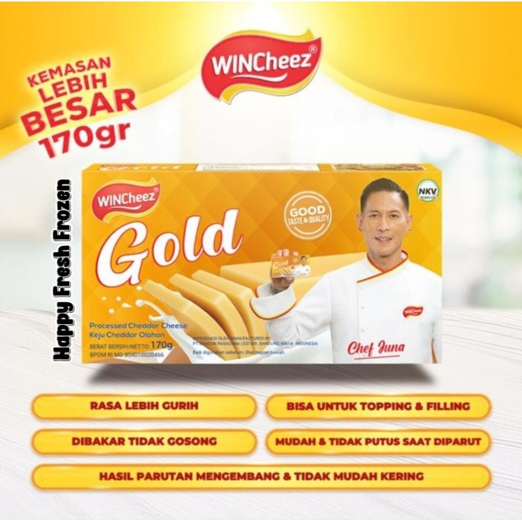 

WINCheez Cheddar Gold 170 gram