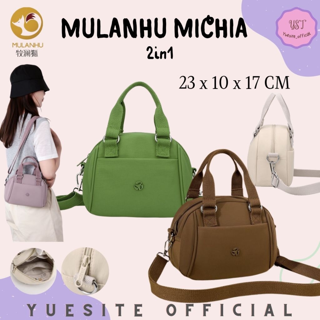 TAS YUESITE MICHIA ORI HANDBAG FASHION IMPORT SELEMPANG WANITA
