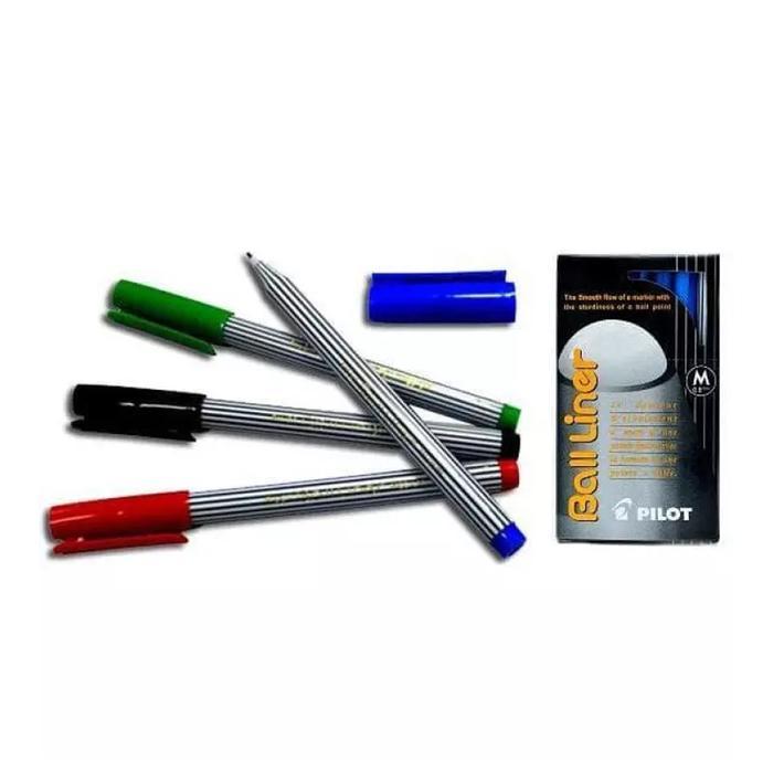 

Pilot Balliner Ballpoint Pen 0,8 Hitam Biru Hijau Merah
