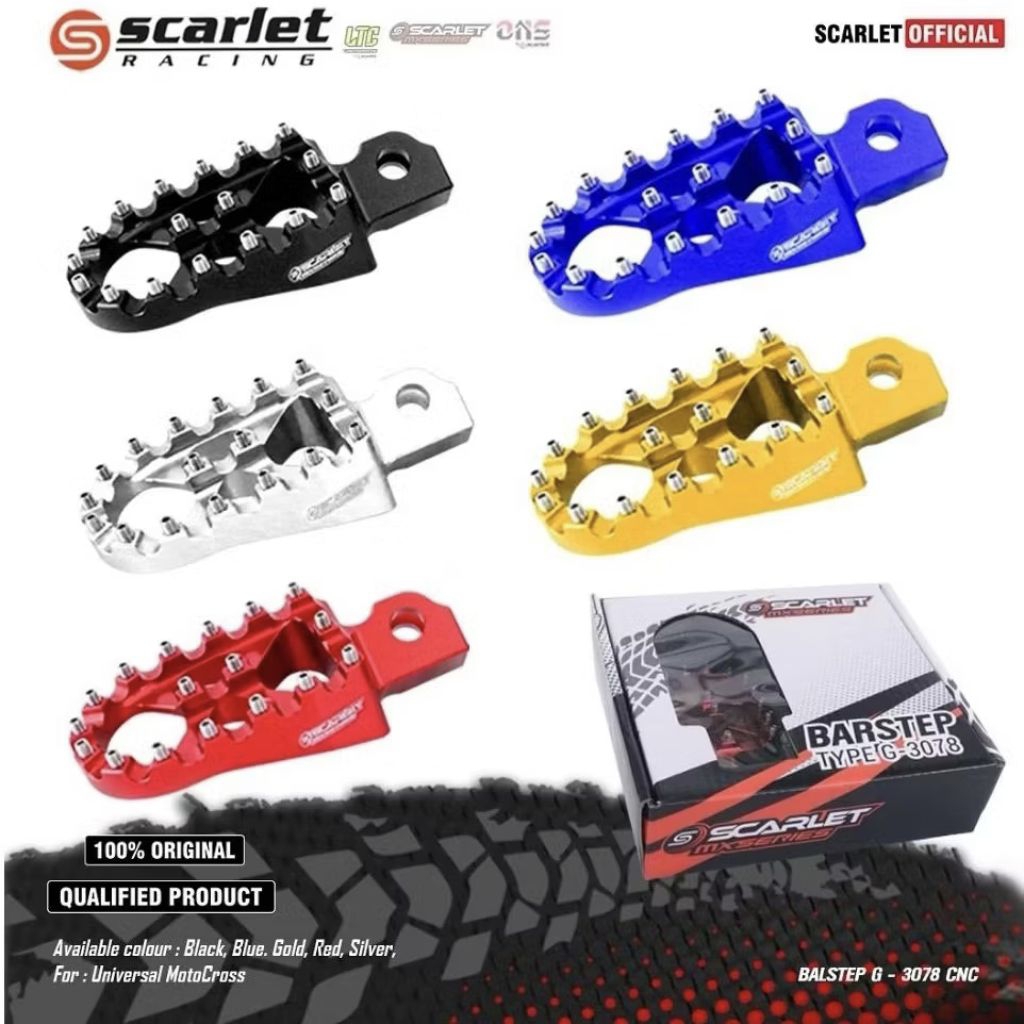 SCARLET BARSTEP STEP BELAKANG TRAIL CNCUNIVERSAL G7038 ORIGINAL