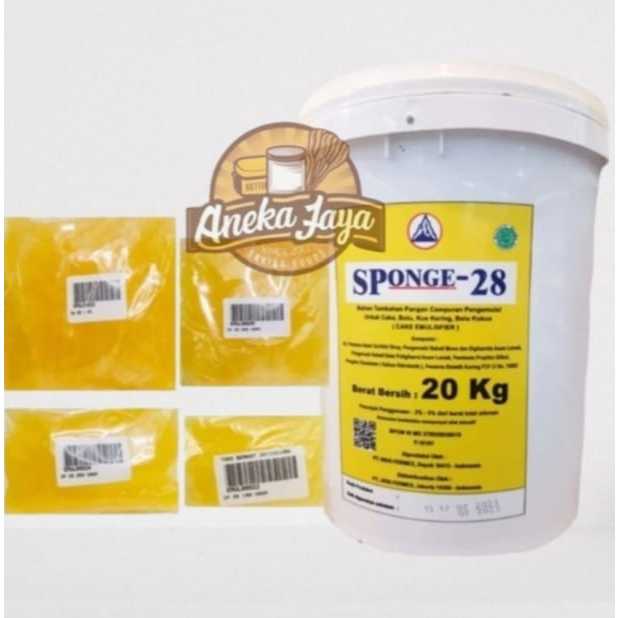 

SPONGE 28 REPACK 100 GR, 250GR, 500 GR /CAKE EMULSIFIER/PENGEMBANG KUE/ SP 28