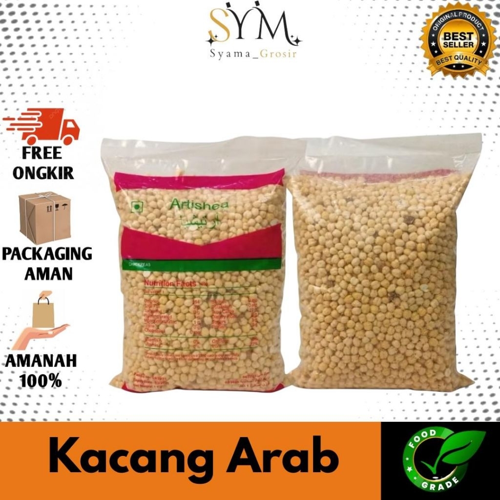 

Kacang Arab Chickpeas 1Kg Gurih Renyah Oleh Oleh Haji dan Umroh