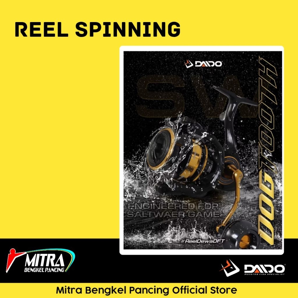 Reel Daido Dogtooth 3000 - 6000SW Spinning Pancing Original