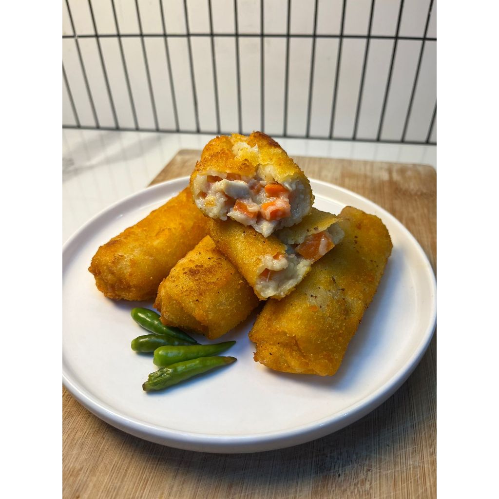 

Risol Ragout Ayam Sayuran Original Frozen 3pcs Risoles