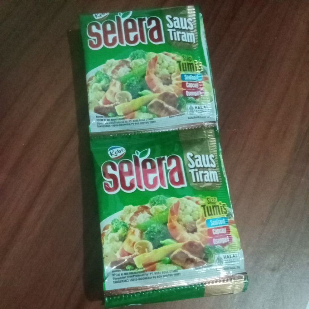 

Selera Saus Tiram 1 renceng isi 10 sachet