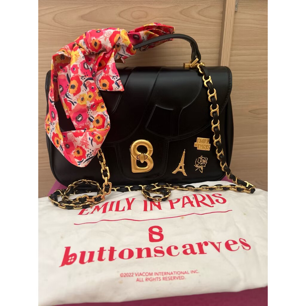 NEW Tas Buttonscarves Emily in Paris