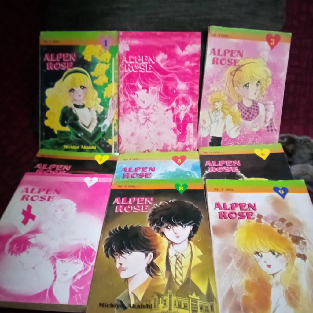 Komik Langka Alpen Rose 1-9 T