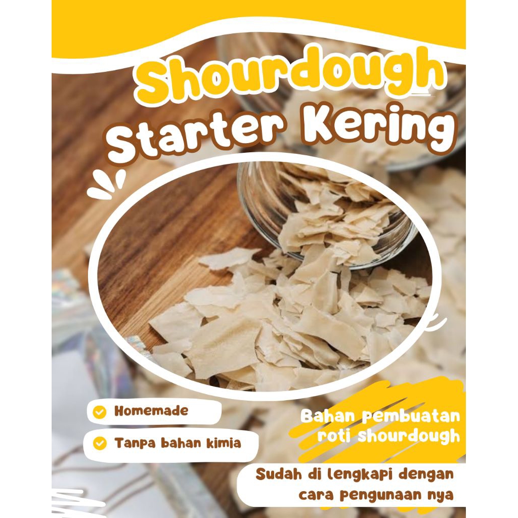 

Sourdough Starter Kemasan Hemat // disertai mini guide