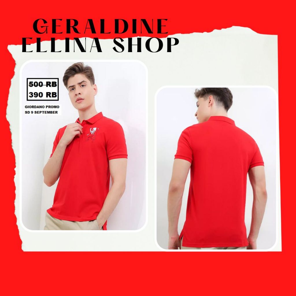 Pakaian Baju Pria GIORDANO Original 100% NAPOLEON