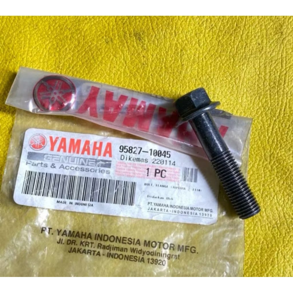 Baut Knalpot Atas Yamaha Vega R New Jupiter Z 110 Burhan Jupiter MX 135 Old New Original 95827-10045