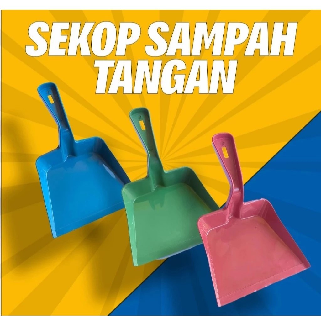 Sekrop Tangan EVI Plastik Cikrak Sampah tangan Plastik [ 3 PCS ]