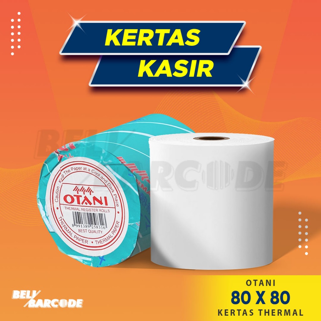 

Otani 80x80 Kertas Termal 80 x 80 mm Thermal Struk 80x80mm Paper Roll