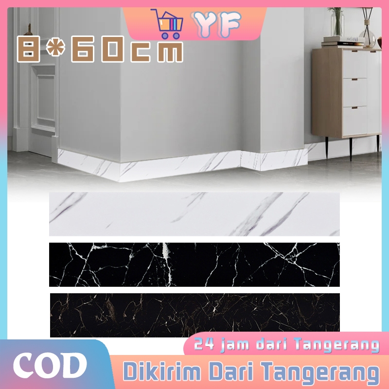 Kertas Dinding Garis Wall Border List Wallpaper Dinding Vinyl Marble Stiker Border List Border List 