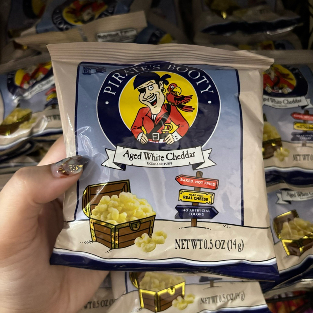 

POPCORN PIRATES Baked White Cheedar 14 GR