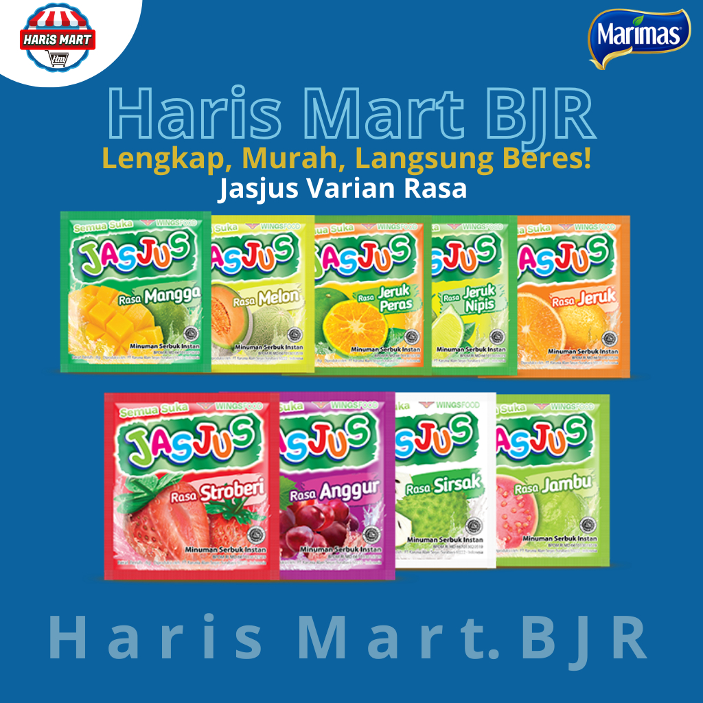 

Jasjus Minuman Buah Segar Instant PACK - Netto 5 Renceng x 8gr