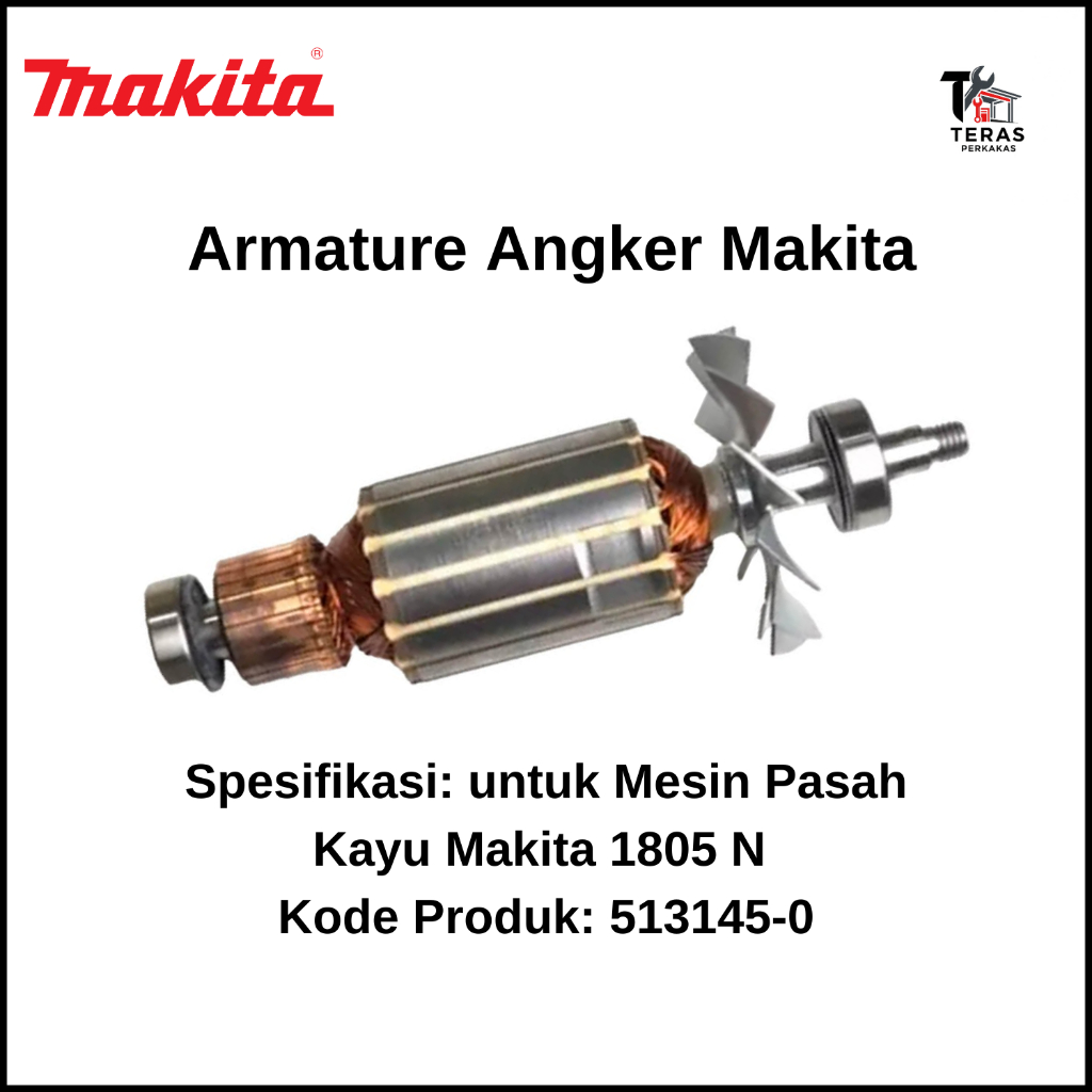 MAKITA Armature Angker untuk Mesin Pasah Kayu Makita 1805 N