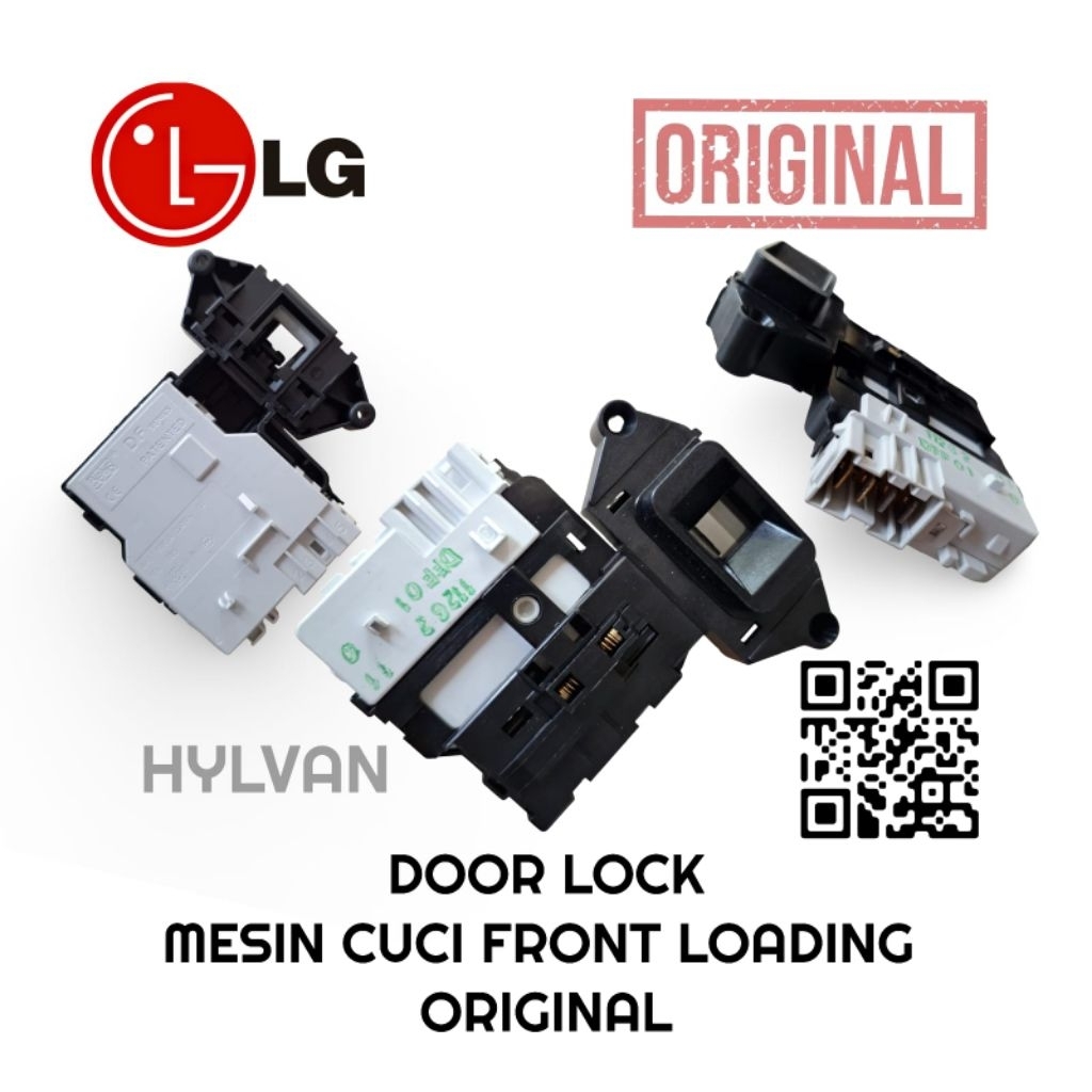 DOOR LOCK MESIN CUCI FRONT LOADING ORIGINAL LG