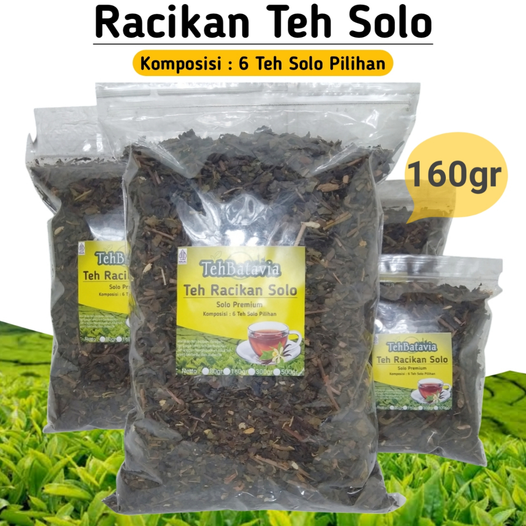 

Teh Batavia 6 Teh Racikan Khas Solo Untuk Jualan ES Teh Jumbo Racikan Teh Solo Premium 160gram
