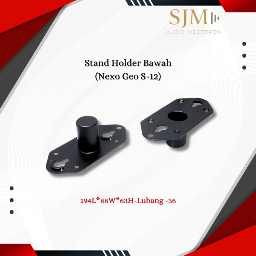 Stand Holder Bawah RDJ07 (Nexo Geo-S-12) ukuran 194L*88W*63H-LUBANG-36 B07