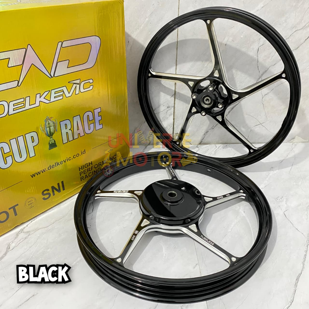 VELG DND DELKEVIC ORIGINAL D55 RING 17 140x17 160x17 PALANG 5 VARIO 110 125 150 160 BEAT SCOOPY GENI