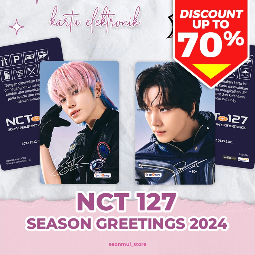EMONEY BRIZZI FLAZZ TAPCASH NCT 127 SEASON GREETING 2024 / NCT127 SG24 / SG 24 TAP CASH