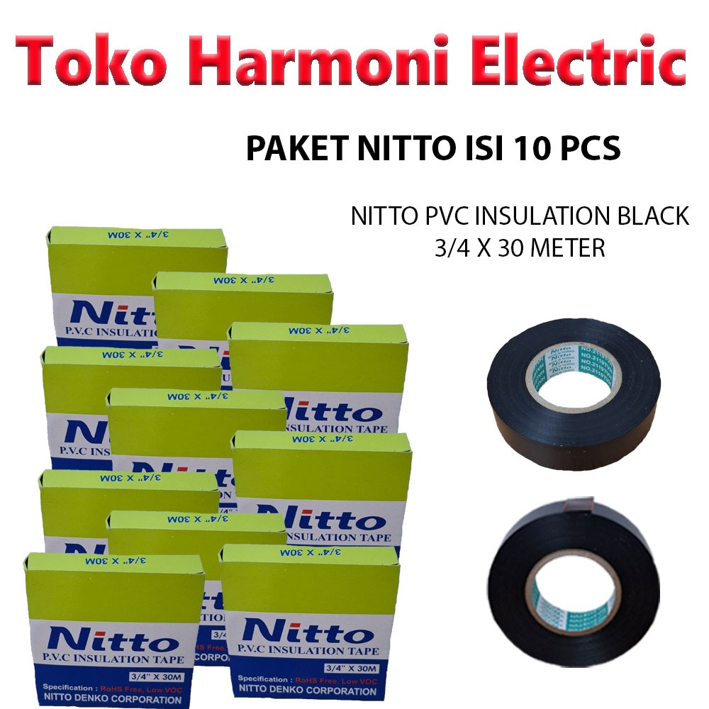 Isolasi Nitto Paket isi 10 Pcs Grosir