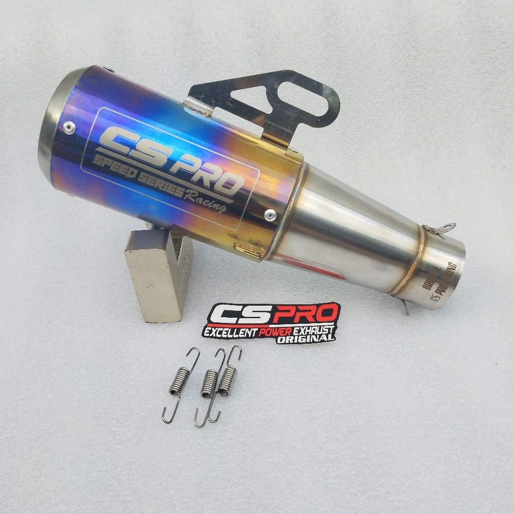 Original Knalpot cs pro, silincer cs pro new edition produk cs Pro racing original