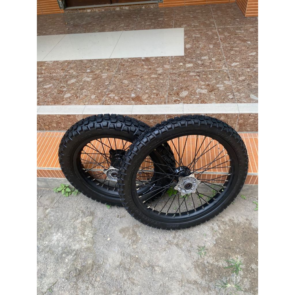 Roda Trail Offroad KLX S 16/19 Murah Ban IRC Wheelset Motor KLX G Ring 16 19