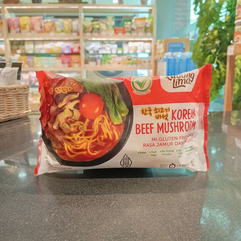 

Noodle Korean Beef Mushroom GF by LADANG LIMA 76gr