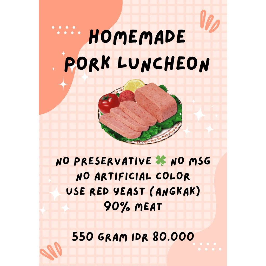 

Homemade Pork Luncheon