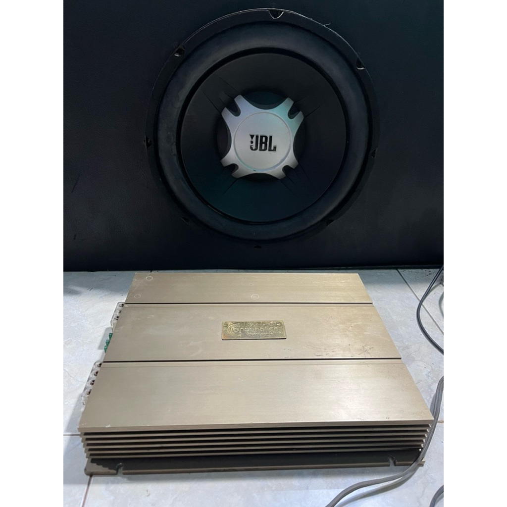 power monoblok consonance 1800D dan subwoofer jbl gt5D 12in