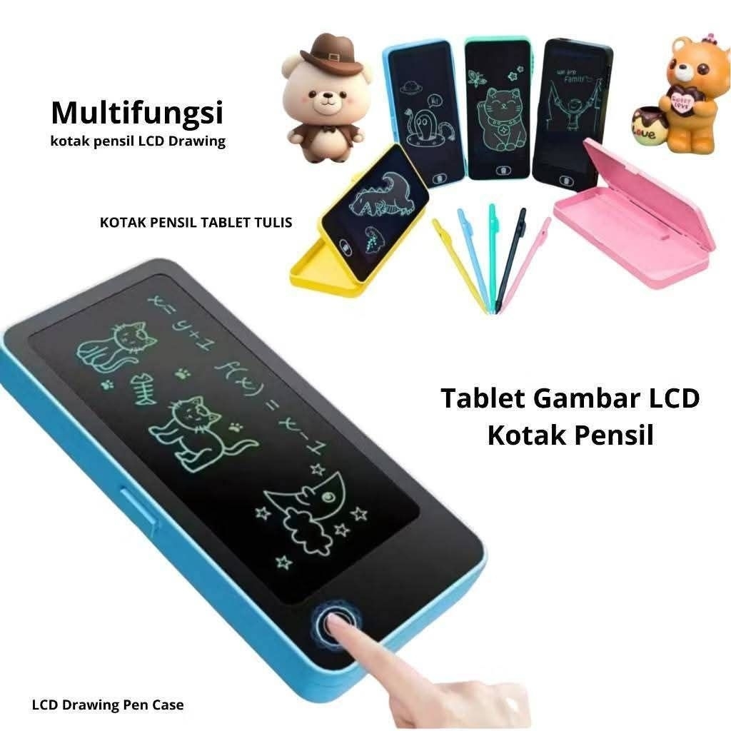 

Kotak Pensil Case Besar Lcd Writing DrawingBox Case Ukuran Besar Pencil Drawing Pad Edukasi 2in1