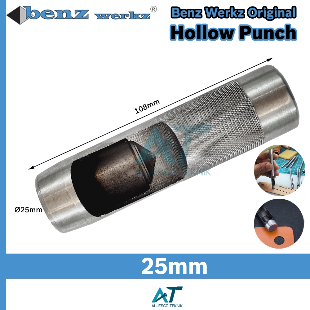 

BENZ PLONG 25MM - HOLLOW PUNCH - PEMBUAT LUBANG - PEMBOLONG KARDUS KAIN KERTAS
