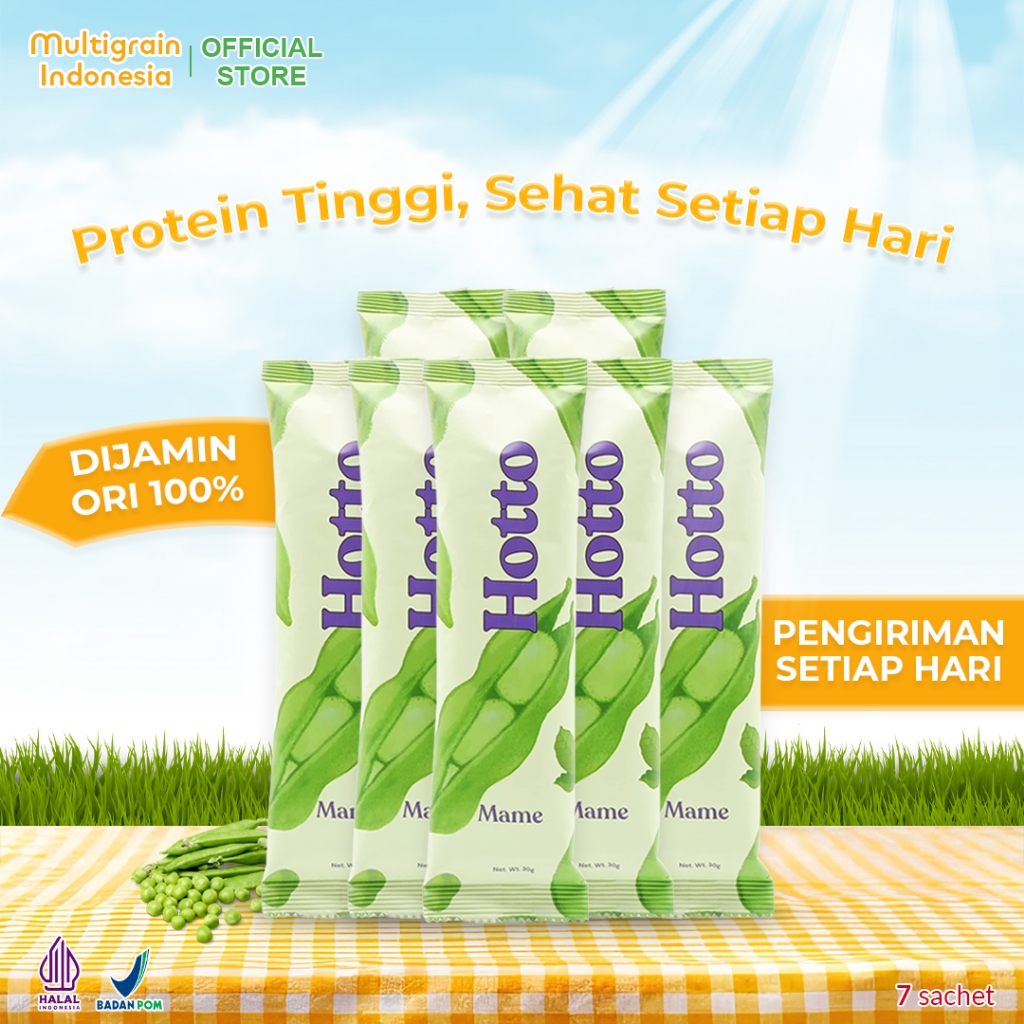 

Hotto Purto Multigrain with Purple Potato Mame 3 Sachet - Hotto Purto Official Store BPOM