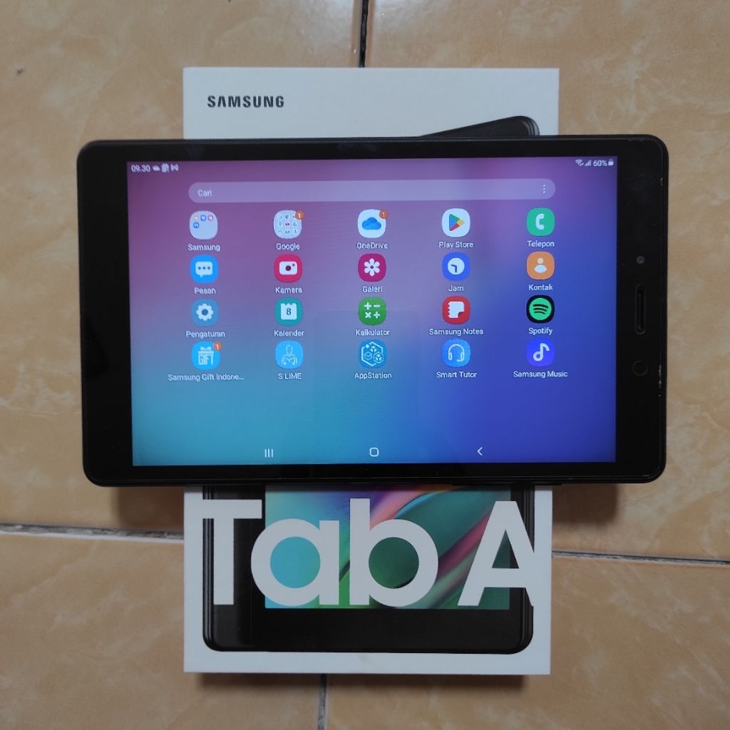 Samsung Galaxy Tab A No Minus Asesoris dan Dus Lengkap