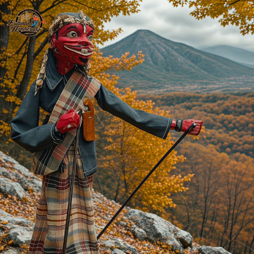 Wayang Golek Cepot Medium Plus Quality uk 60cm