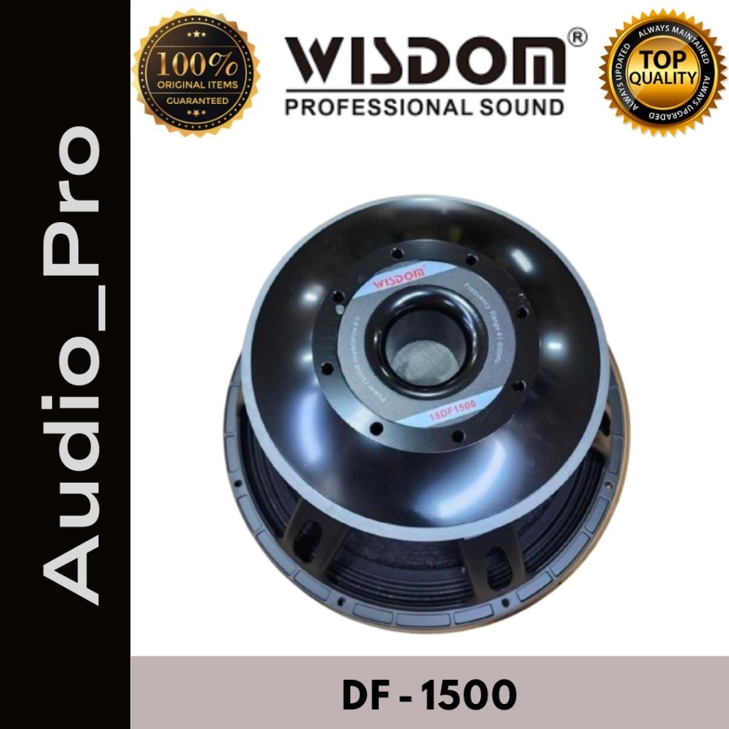 Speaker Component Wisdom DF-1500 Double Magnet 18inch / Komponen Speaker Wisdom 18DF-1500 || 18DF150