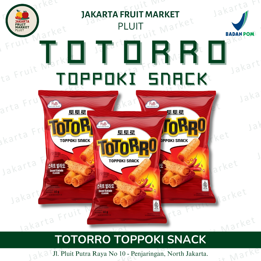 

Snack Toppoki Totorro Toppoki Snack Sweet Balado